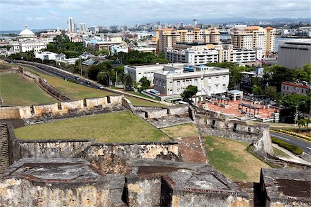 simsearch:841-05782470,k - Château de San Cristobal, ancienne forteresse espagnole, patrimoine mondial de l'UNESCO, San Juan, Porto Rico, Antilles, Caraïbes, Amérique centrale Photographie de stock - Rights-Managed, Code: 841-05782469