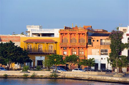 Old Town, UNESCO World Heritage Site, Cartagena, Colombia, South America Foto de stock - Direito Controlado, Número: 841-05782612
