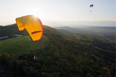 paragliding extreme sport - Paragliding in San Gil, adventure sports capital of Colombia, San Gil, Colombia, South America Stock Photo - Rights-Managed, Code: 841-05782739