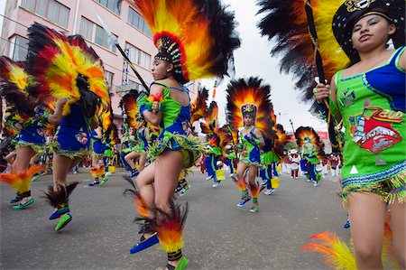 Parade at Oruro Carnival, Oruro, Bolivia, South America Stock Photo - Rights-Managed, Code: 841-05782818