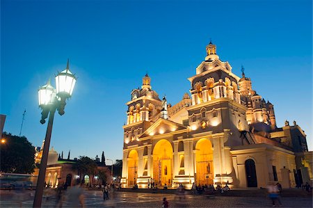 robert harding images argentina - Cordoba Cathedral at night, Cordoba, Argentina, South America Stock Photo - Rights-Managed, Code: 841-05782962