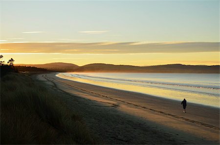 sunset australia - Frederick Henry Bay, Seven Mile Beach, Seven Mile Beach Protected Area, Tasmania, Australia, Pacific Stock Photo - Rights-Managed, Code: 841-05783592