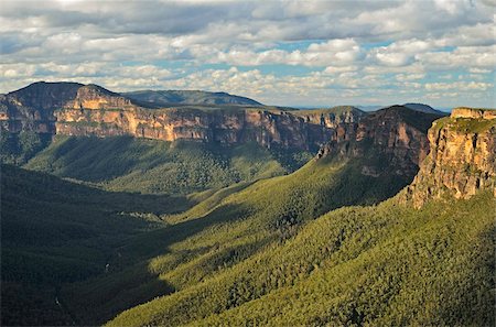 Vue de Grose Valley, Blue Mountains, Parc National des monts bleus, patrimoine mondial UNESCO, Nouvelle Galles du Sud, Australie, Pacifique Photographie de stock - Rights-Managed, Code: 841-05783601