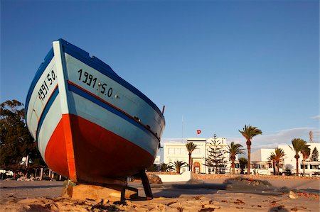 Pêche bateau, Hammamet, Tunisie, l'Afrique du Nord, Afrique Photographie de stock - Rights-Managed, Code: 841-05794600