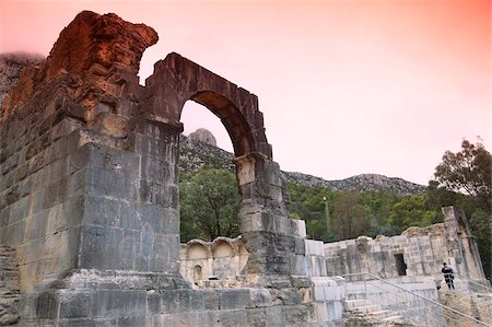 Ruines du Temple romain l'eau, le point de départ de l'aqueduc de Carthage, Zaghouan, Tunisie, Afrique du Nord, Afrique Photographie de stock - Rights-Managed, Code: 841-05794603