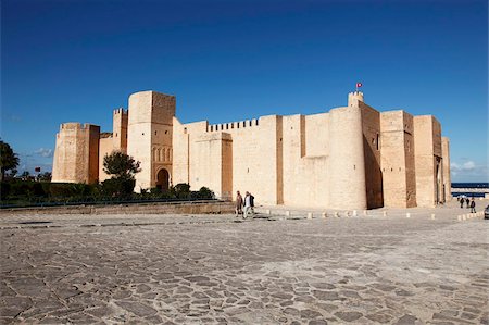 Ribat (forteresse), Monastir, Tunisie, Afrique du Nord, Afrique Photographie de stock - Rights-Managed, Code: 841-05794674