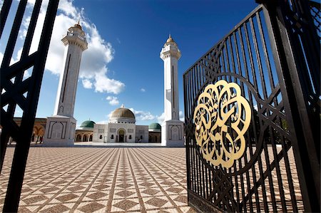 Mausolée d'Habib Bourguiba, Monastir, en Tunisie, l'Afrique du Nord, Afrique Photographie de stock - Rights-Managed, Code: 841-05794673