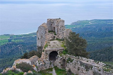 Crusader castle, Kantara, Turkish part of Cyprus, Cyprus, Europe Stock Photo - Rights-Managed, Code: 841-05794905