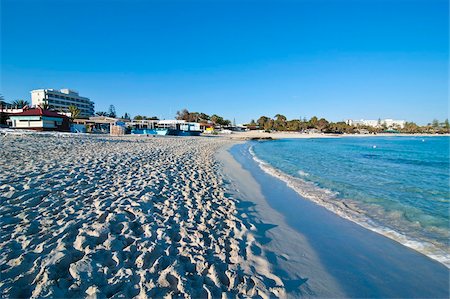 Nissi Beach, Agia Napa, Cyprus, Mediterranean, Europe Foto de stock - Con derechos protegidos, Código: 841-05794915