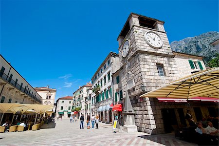 Kontor, UNESCO World Heritage Site, Montenegro, Europe Foto de stock - Con derechos protegidos, Código: 841-05795001