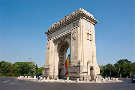Arcul de Triumf (Triumphal Arch), Bucharest, Romania, Europe Foto de stock - Con derechos protegidos, Código: 841-05795091