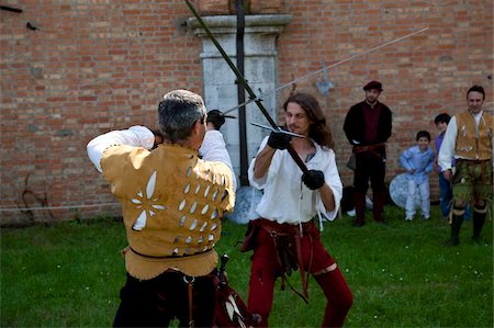 sword - Historical reenactment at Venice Arsenale, Venice, Veneto, Italy, Europe Stock Photo - Rights-Managed, Code: 841-05795202