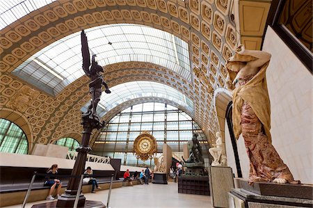 Musee d'Orsay, Paris, France, Europe Foto de stock - Con derechos protegidos, Código: 841-05795298