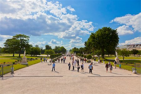 Jardin des Tuileries, Paris, France, Europe Fotografie stock - Rights-Managed, Codice: 841-05795300