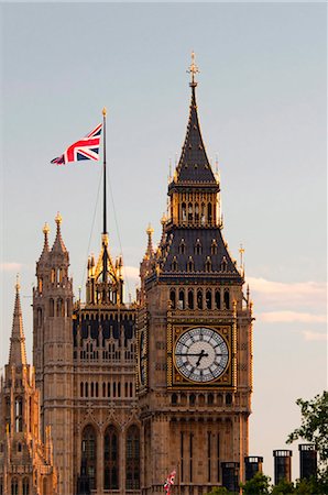 reloj de la torre - Houses of Parliament and Big Ben, Westminster, UNESCO World Heritage Site, London, England, United Kingdom, Europe Foto de stock - Con derechos protegidos, Código: 841-05795596