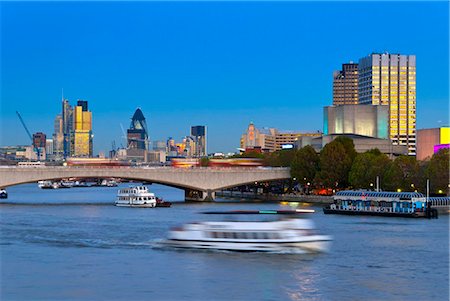 River Thames, Heron Tower, Tower 42, formerly NatWest Tower, SwissRe Tower (The Gherkin) and South Bank Centre, City of London, London, England, United Kingdom, Europe Stock Photo - Rights-Managed, Code: 841-05795604