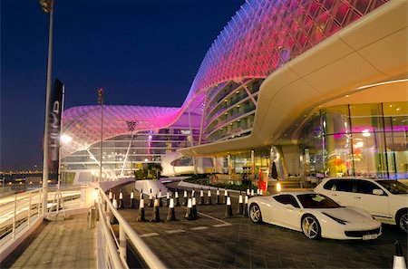 Le Yas Hotel, Yas Island, Abu Dhabi, Émirats Arabes Unis, Moyen-Orient Photographie de stock - Rights-Managed, Code: 841-05795716
