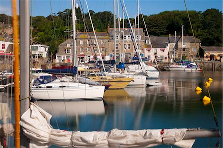padstow - Padstow Harbour, Cornwall, England, United Kingdom, Europe Foto de stock - Con derechos protegidos, Código: 841-05795738
