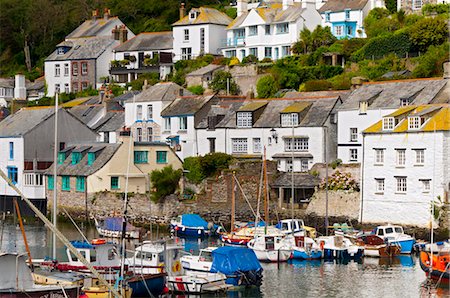 polperro cornwall england - Polperro, Cornwall, England, United Kingdom, Europe Stock Photo - Rights-Managed, Code: 841-05795743