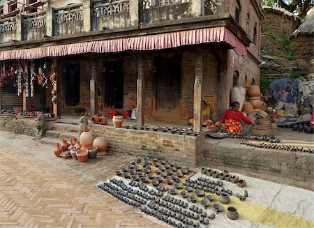 simsearch:841-06343908,k - Potters Square, Bhaktapur, UNESCO World Heritage Site, Kathmandu Valley, Nepal, Asia Foto de stock - Con derechos protegidos, Código: 841-05795825