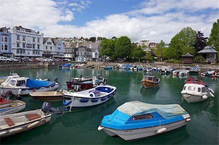 dartmouth - Inner harbour (bateau flottant), Dartmouth, South Devon, Angleterre, Royaume-Uni, Europe Photographie de stock - Rights-Managed, Code: 841-05795955
