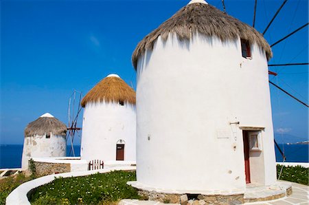 simsearch:841-06031115,k - The five mills of Mykonos (Kato Mili), Mykonos, Cyclades, Greek Islands, Greece, Europe Stock Photo - Rights-Managed, Code: 841-05796334