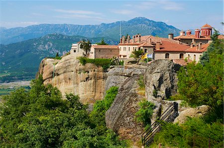 saint etienne - Monastery of St. Etienne, Agios Stefanos, Meteora, UNESCO World Heritage Site, Greece, Europe Foto de stock - Con derechos protegidos, Código: 841-05796349