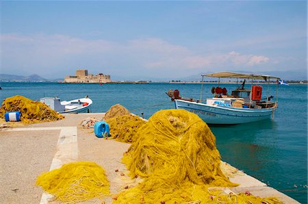 simsearch:841-06806615,k - Fishing boat in harbour, Nafplion, Peloponnese, Greece, Europe Stock Photo - Rights-Managed, Code: 841-05796359