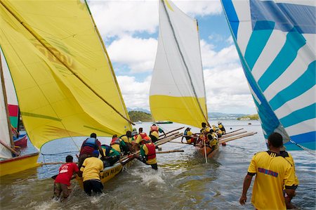 simsearch:841-03672755,k - Gommier (traditional boat) race, Les Trois-Ilets, Martinique, French West Indies, Caribbean, Central America Stock Photo - Rights-Managed, Code: 841-05796492