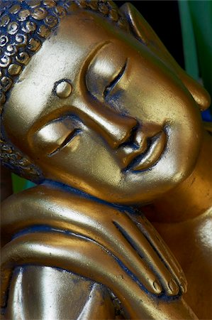 Head of Buddha statue, Bangkok, Thailand, Southeast Asia, Asia Foto de stock - Con derechos protegidos, Código: 841-05796713