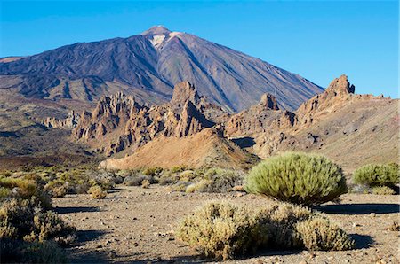 Mount Teide, Teide National Park, UNESCO World Heritage Site, Tenerife, Canary Islands, Spain, Europe Stock Photo - Rights-Managed, Code: 841-05796738