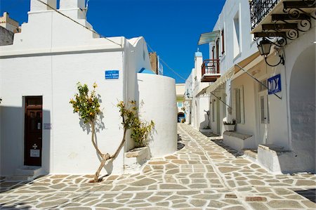 Parikia (Hora), Paros Island, Cyclades, Greek Islands, Greece, Europe Foto de stock - Direito Controlado, Número: 841-05796777