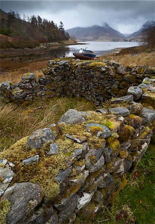 A moody morning at Loch Long, Lochalsh, Scotland, United Kingdom, Europe Stock Photo - Rights-Managed, Code: 841-05796884