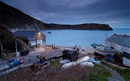 dorset - Dawn at Lulworth Cove, Jurassic Coast, UNESCO World Heritage Site, Dorset, England, United Kingdom, Europe Stock Photo - Rights-Managed, Code: 841-05796962