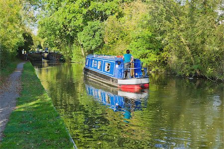 simsearch:841-06345133,k - A narrow boat on the Stratford upon Avon canal, Preston Bagot flight of locks, Warwickshire, Midlands, England, United Kingdom, Europe Foto de stock - Con derechos protegidos, Código: 841-05845797