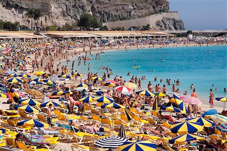 spain tourist - Playa de Tauro, Gran Canaria, Canary îles, Espagne, Atlantique, Europe Photographie de stock - Rights-Managed, Code: 841-05845941