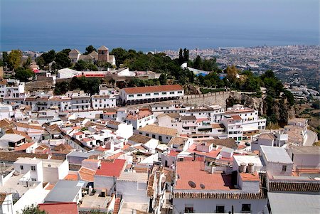 White village of Mijas near Torremolinos, Andalusia, Spain, Europe Stock Photo - Rights-Managed, Code: 841-05846008