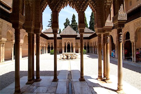 Alhambra, UNESCO World Heritage Site, Granada, Andalusia, Spain, Europe Fotografie stock - Rights-Managed, Codice: 841-05846024