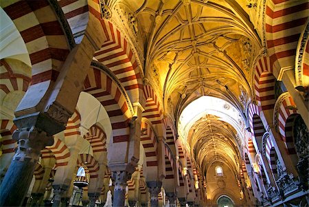 Mezquita, UNESCO World Heritage Site, Cordoba, Andalusia, Spain, Europe Fotografie stock - Rights-Managed, Codice: 841-05846039