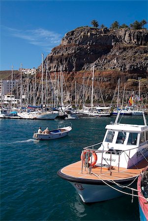 san sebastian de la gomera - Harbour of San Sebastian de la Gomera, Gomera, Canary Islands, Spain, Atlantic, Europe Stock Photo - Rights-Managed, Code: 841-05846048