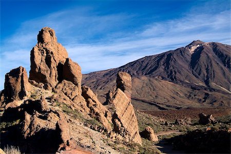 Las Canadas, Parque Nacional del Teide, UNESCO World Heritage Site, Tenerife, Canary Islands, Spain, Europe Foto de stock - Con derechos protegidos, Código: 841-05846052