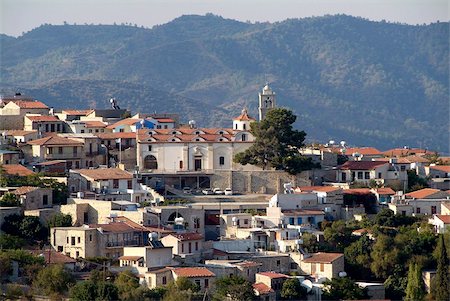 Mountain village of Pano Lefkara, Cyprus, Europe Foto de stock - Con derechos protegidos, Código: 841-05846066