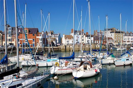 Old Town and Harbour, Weymouth, Dorset, England, United Kingdom, Europe Foto de stock - Con derechos protegidos, Código: 841-05846084