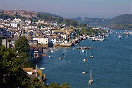 dart river - La rivière Dart, Dartmouth, Devon, Angleterre, Royaume-Uni, Europe Photographie de stock - Rights-Managed, Code: 841-05846096