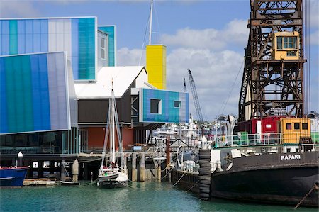 National Maritime Museum, Auckland, North Island, New Zealand, Pacific Foto de stock - Direito Controlado, Número: 841-05846219