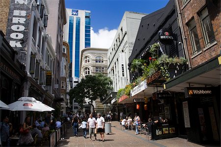 queen street - Japanese restaurant on Vulcan Lane, Central Business District, Queen Street, Auckland, North Island, New Zealand, Pacific Fotografie stock - Rights-Managed, Codice: 841-05846212