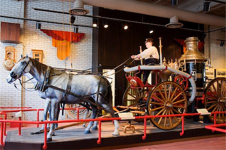 Cincinnati Feuerwehrmuseum, Cincinnati, Ohio, Vereinigte Staaten von Amerika, Nordamerika Stockbilder - Lizenzpflichtiges, Bildnummer: 841-05846251