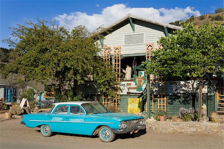 small town america - Madrid, New Mexico, United States of America, North America Stock Photo - Rights-Managed, Code: 841-05846322