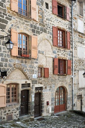 Medieval houses, Le Puy en Velay, Haute-Loire, Massif Central, France, Europe Stock Photo - Rights-Managed, Code: 841-05846364