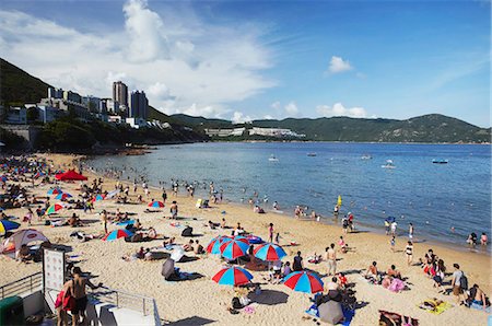 Stanley Main Beach, Hong Kong Island, Hong Kong, China, Asia Foto de stock - Con derechos protegidos, Código: 841-05846437